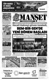 KAHRAMANMARAŞ MANŞET