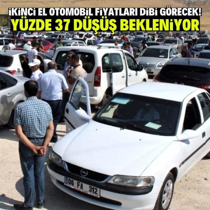 İkinci el otomobil fiyatlarında balon tamamen patlayacak! Bu tarihte yüzde 37 fiyat düşüşü bekleniyor. Yani 500 bin liralık araçların 350 bin liraya düşebileceği konuşuluyor