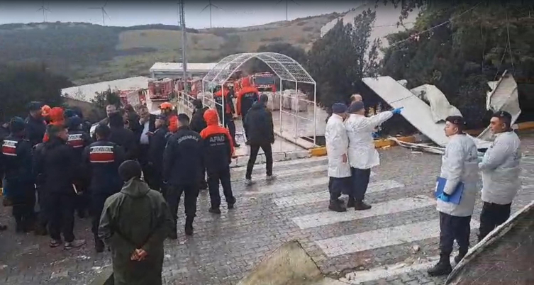 Balıkesir’de patlayıcı madde üretilen fabrikada patlama